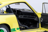 1:18 Porsche 911 Carrera RS 2.7 Coupe 1973 -- Yellow w/Green Stripes -- AUTOart