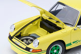 1:18 Porsche 911 Carrera RS 2.7 Coupe 1973 -- Yellow w/Green Stripes -- AUTOart