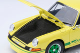 1:18 Porsche 911 Carrera RS 2.7 Coupe 1973 -- Yellow w/Green Stripes -- AUTOart