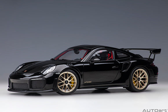 1:18 Porsche 911 (991) GT2 RS 2019 Weissach Package -- Black -- AUTOart