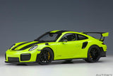 1:18 Porsche 911 (991) GT2 RS 2019 Weissach Package -- Acid Green -- AUTOart