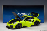 1:18 Porsche 911 (991) GT2 RS 2019 Weissach Package -- Acid Green -- AUTOart