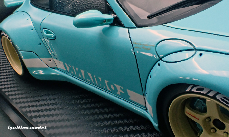 1:18 RWB 997 -- Turquoise Blue -- Ignition Model Porsche 911 1:18 RWB 997 -- Turquoise Blue -- Ignition Model Porsche 911