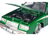 1:24 1987 Buick Regal Lowrider -- Green -- MotorMax Get Low