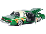 1:24 1987 Buick Regal Lowrider -- Green -- MotorMax Get Low