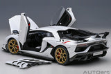 1:18 Lamborghini Aventador SVJ -- Bianco Asopo (Pearl White) -- AUTOart