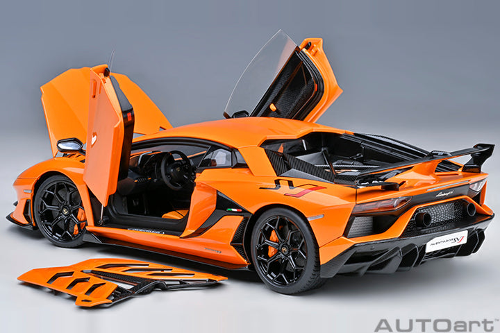 Orange Autoart Aventador Lamborghini Aventador J 2012 Orange Argos