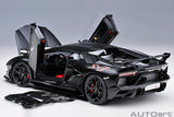 1:18 Lamborghini Aventador SVJ -- Nero Nemesis (Matt Black) -- AUTOart