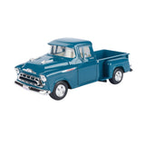 1:24 1957 Chevrolet 3100 Stepside Pickup -- Teal Metallic -- MotorMax