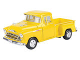 1:24 1957 Chevrolet 3100 Stepside Pickup -- Yellow -- MotorMax