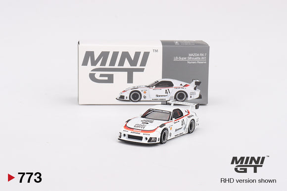 1:64 Mazda RX-7 LB-Super Silhouette -- #41 Numero Reserve -- Mini GT MGT00773