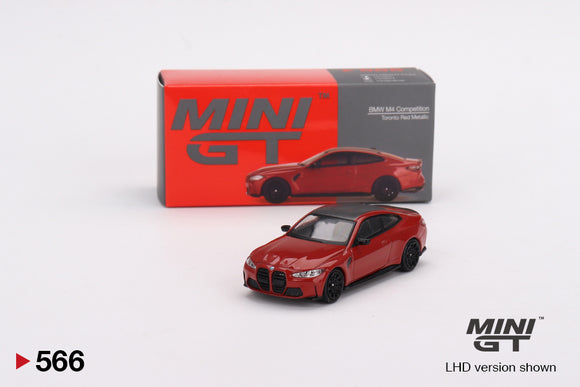 1:64 BMW M4 Competition (G82) -- Toronto Red Metallic -- Mini GT