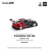 (Pre-Order) 1:64 Toyota GR86 PANDEM -- ADVAN -- Pop Race