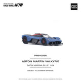 1:64 Aston Martin Valkyrie -- Satin Marina Blue -- Pop Race