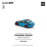(Pre-Order) 1:64 Honda S2000 PANDEM -- Metallic Blue -- Pop Race