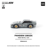 (Pre-Order) 1:64 Datsun 280ZX PANDEM -- Raw Metal Finish -- Pop Race