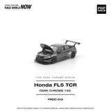 (Pre-Order) 1:64 Honda Civic (FL5) Type R TCR -- Dark Chrome Series -- Pop Race