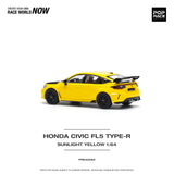 1:64 Honda Civic (FL5) Type R -- Yellow -- Pop Race