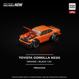 (Pre-Order) 1:64 Toyota Corolla KE25 Retro Speed -- Orange -- Pop Race