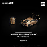 (Pre-Order) 1:64 Lamborghini Huracan STO -- Matte Gold -- Pop Race