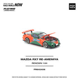 (Pre-Order) 1:64 Mazda RX-7 (FD3S) RE-AMEMIYA -- Orange/Green RENOWN -- Pop Race