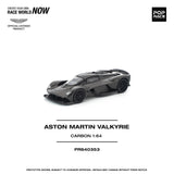 (Pre-Order) 1:64 Aston Martin Valkyrie -- Carbon Edition -- Pop Race