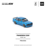(Pre-Order) 1:64 BMW E30 PANDEM -- Blue -- Pop Race