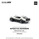 (Pre-Order) 1:64 Nissan Skyline GT-R (KPGC110) Kenmeri -- V8 Drift Car Police -- Pop Race