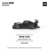(Pre-Order) 1:64 RWB 930 (Porsche 911) -- "Stella Artois" Matte Black -- Pop Race