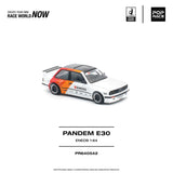 (Pre-Order) 1:64 BMW E30 PANDEM -- ENEOS White -- Pop Race