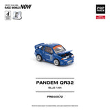 (Pre-Order) 1:64 PANDEM QR32 (Mini R32 Skyline GTR) -- Calsonic Blue -- Pop Race