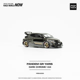 1:64 Toyota GR Yaris Pandem Rocket Bunny -- Dark Chrome -- Pop Race