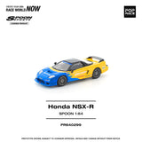 (Pre-Order) 1:64 Honda NSX-R -- SPOON Blue/Yellow -- Pop Race