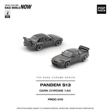 (Pre-Order) 1:64 Nissan Silvia S13 PANDEM -- Dark Chrome Series -- Pop Race