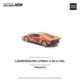 1:64 Lamborghini Countach LPI-800 -- Blu Hal (Red/Orange) -- Pop Race
