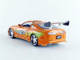 1:24 Brian's Toyota Supra A80 -- Orange -- Fast & Furious JADA