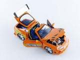 1:24 Brian's Toyota Supra A80 -- Orange -- Fast & Furious JADA