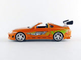 1:24 Brian's Toyota Supra A80 -- Orange -- Fast & Furious JADA