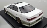 1:18 Toyota JZX100 MARK-II VERTEX -- White/Gold -- Ignition Model IG3580