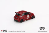 1:64 Fiat Abarth 595 LB-WORKS x Abas Works -- Red -- Mini GT MGT00963