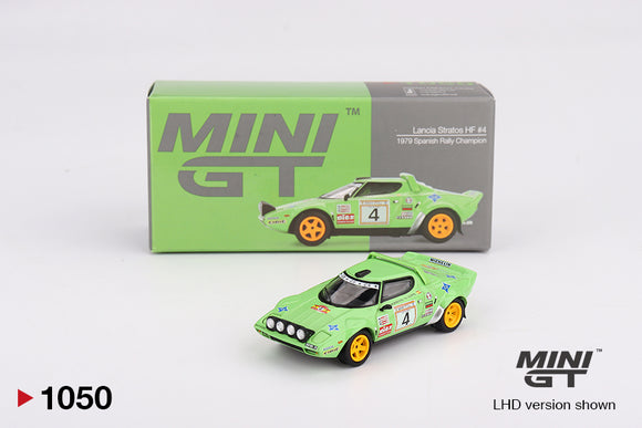 1:64 1979 Spanish Rally Champion -- #4 Lancia Stratos HF -- Mini GT MG