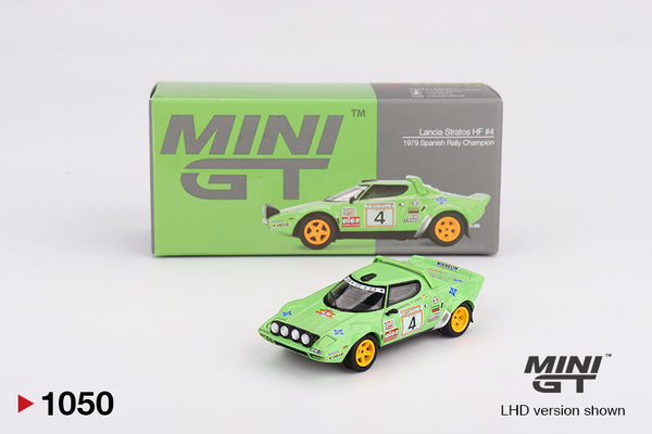 1:64 1979 Spanish Rally Champion -- #4 Lancia Stratos HF -- Mini GT MG