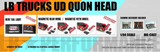 (Pre-Order) 1:64 UD Quon LB-Truck -- Liberty Walk Silver / Black -- Motorhelix