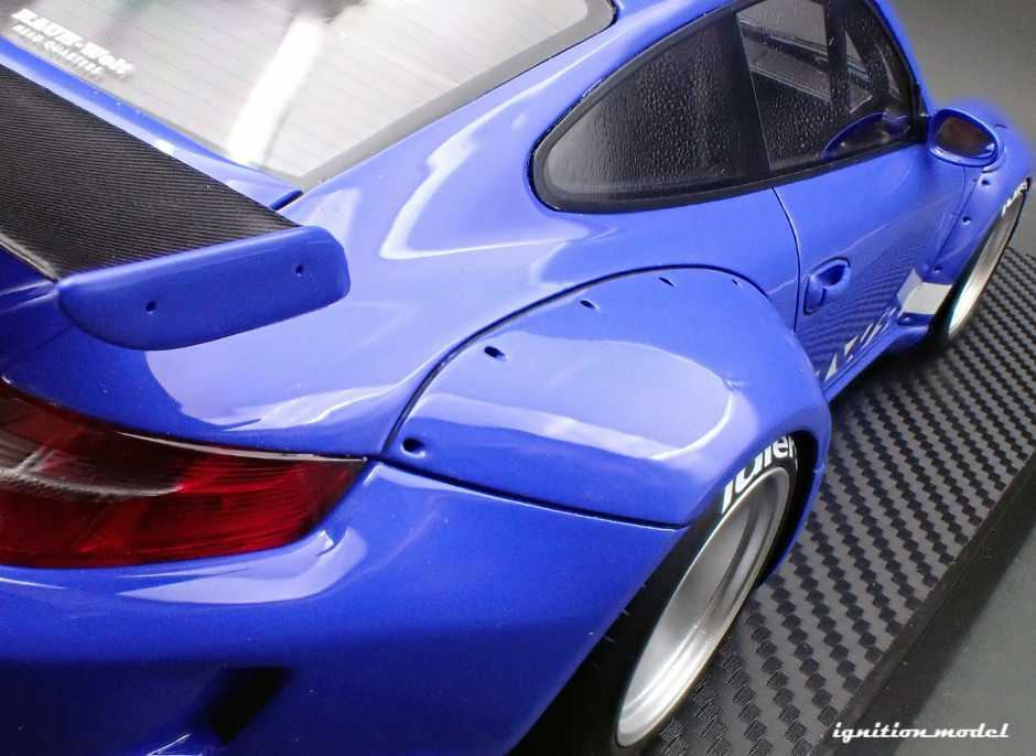 1:18 RWB 997 -- Blue -- Ignition Model Porsche 911 IG3256