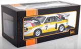 1:18 1985 Monte Carlo Rally -- Walter Rohrl -- #2 Audi Sport Quattro S1 -- IXO Models