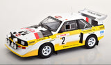 1:18 1985 Monte Carlo Rally -- Walter Rohrl -- #2 Audi Sport Quattro S1 -- IXO Models