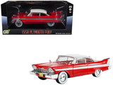 1:24 Christine -- 1958 Plymouth Fury -- Red/White -- Greenlight