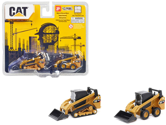 1:64 CAT 272D2 Steer Loader & 297D2 Track Loader -- Diecast Masters Caterpillar