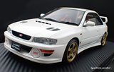 (Pre-Order) 1:18 Subaru Impreza WRX Type R STI Version V (GC8) -- White -- Ignition Model IG3553