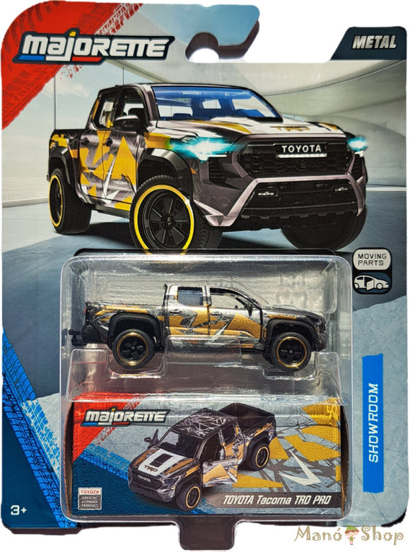 1:64 Toyota Tacoma TRD Pro -- Grey -- Majorette: Showroom Deluxe